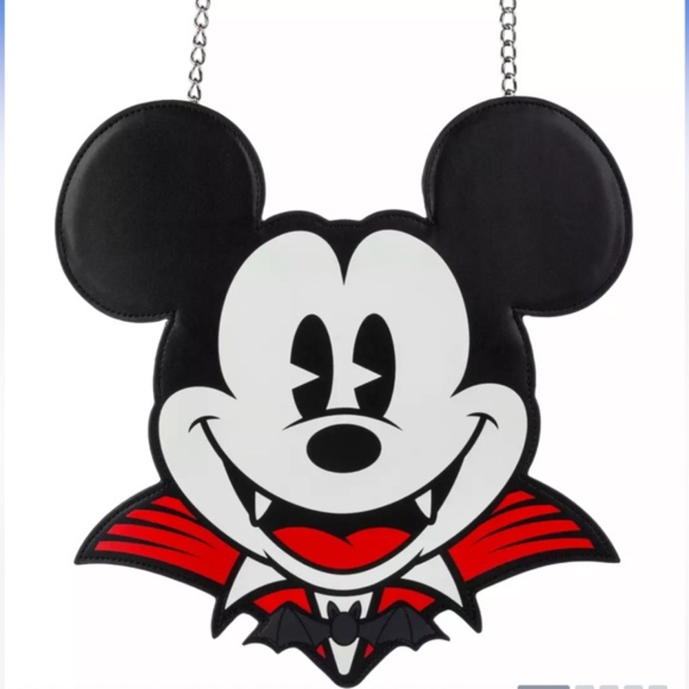 Mickey Mouse Vampire Glow-in-the-Dark Crossbody Bag by Cakeworthy